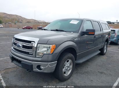 2013 FORD F-150 XLT Gray  Flexible Fuel 1FTFW1EF1DFA48136 photo #3