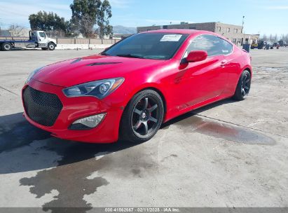 2013 HYUNDAI GENESIS 3.8 R-SPEC Red  Gasoline KMHHU6KJ4DU098623 photo #3