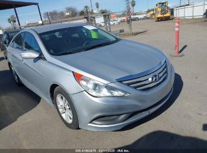 2014 HYUNDAI SONATA GLS Silver  gas 5NPEB4AC1EH868938 photo #1