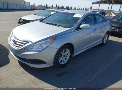 2014 HYUNDAI SONATA GLS Silver  gas 5NPEB4AC1EH868938 photo #3