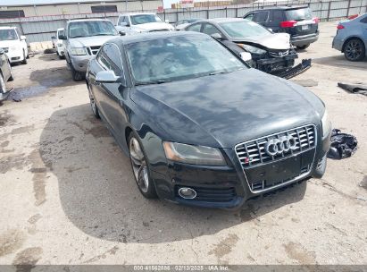 2010 AUDI S5 4.2 PREMIUM PLUS Black  Gasoline WAUVVAFR6AA061137 photo #1