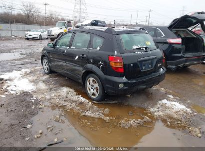 2005 PONTIAC VIBE Black  Gasoline 5Y2SL63875Z483347 photo #4