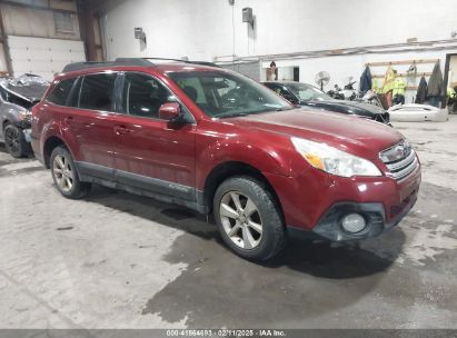 2013 SUBARU OUTBACK 2.5I PREMIUM Red  Gasoline 4S4BRBCC0D3261130 photo #1