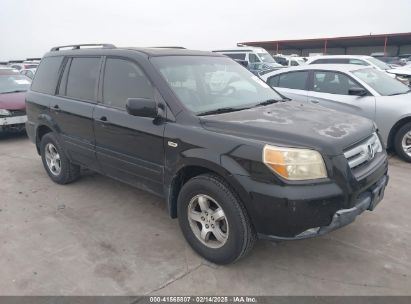 2008 HONDA PILOT EX-L Black  Gasoline 5FNYF28538B030846 photo #1