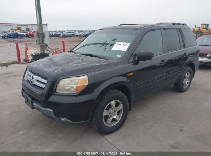 2008 HONDA PILOT EX-L Black  Gasoline 5FNYF28538B030846 photo #3