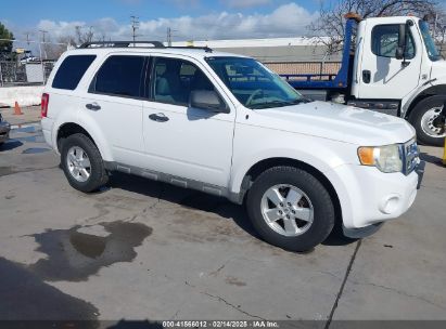 2010 FORD ESCAPE XLT White  Flexible Fuel 1FMCU0DG2AKA30448 photo #1