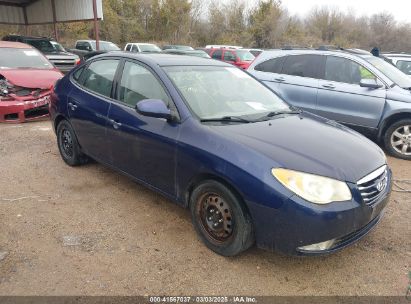 2010 HYUNDAI ELANTRA GLS Blue  Gasoline KMHDU4AD7AU096407 photo #1