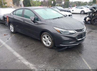 2017 CHEVROLET CRUZE LT AUTO Gray  Gasoline 1G1BE5SM0H7261728 photo #1