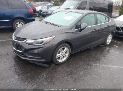 2017 CHEVROLET CRUZE LT AUTO Gray  Gasoline 1G1BE5SM0H7261728 photo #3