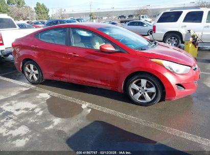 2013 HYUNDAI ELANTRA GLS Orange  Gasoline KMHDH4AE1DU770326 photo #1