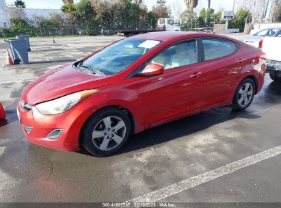 2013 HYUNDAI ELANTRA GLS Orange  Gasoline KMHDH4AE1DU770326 photo #3