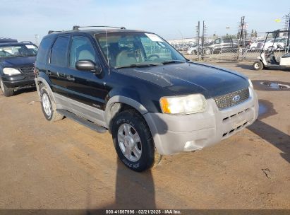 2001 FORD ESCAPE XLT Black  Gasoline 1FMCU04181KC36711 photo #1