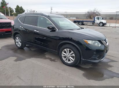 2014 NISSAN ROGUE SV Black  Gasoline 5N1AT2MT0EC754240 photo #1