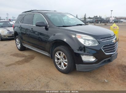 2016 CHEVROLET EQUINOX LT Black  Gasoline 2GNALCEK9G6298399 photo #1