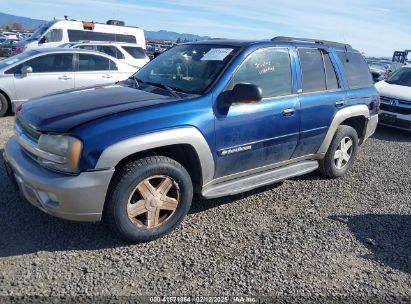 2002 CHEVROLET TRAILBLAZER LTZ Blue  Gasoline 1GNDT13S622306159 photo #3