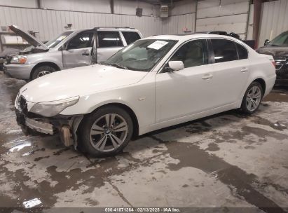 2010 BMW 528I White  Gasoline WBANU5C57AC127016 photo #3