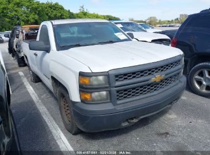 2015 CHEVROLET SILVERADO 1500 WT White  Gasoline 1GCNKPEH5FZ240995 photo #1