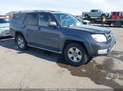 2003 TOYOTA 4RUNNER LIMITED V8 Gray  Gasoline JTEBT17R038004769 photo #1