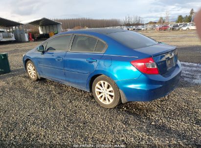 2012 HONDA CIVIC EX Blue  Gasoline 2HGFB2F87CH502390 photo #4