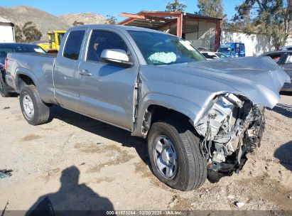 2017 TOYOTA TACOMA SR Silver  Gasoline 5TFRX5GN4HX081461 photo #1