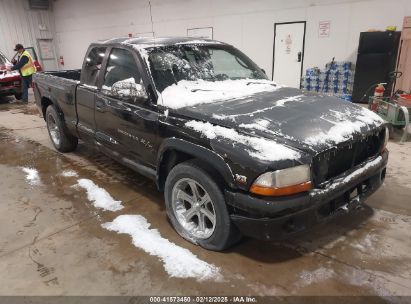 2000 DODGE DAKOTA SPORT Black  Gasoline 1B7GL22Z0YS741732 photo #1