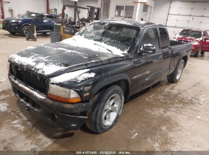 2000 DODGE DAKOTA SPORT Black  Gasoline 1B7GL22Z0YS741732 photo #3