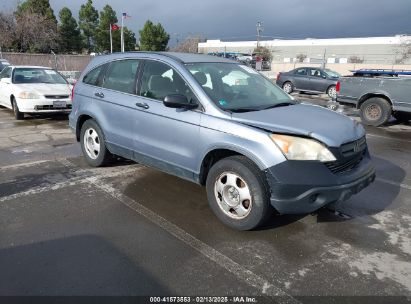 2008 HONDA CR-V LX Gray  Gasoline JHLRE38398C015697 photo #1