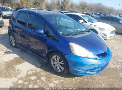 2010 HONDA FIT SPORT Blue  Gasoline JHMGE8H42AC025096 photo #1