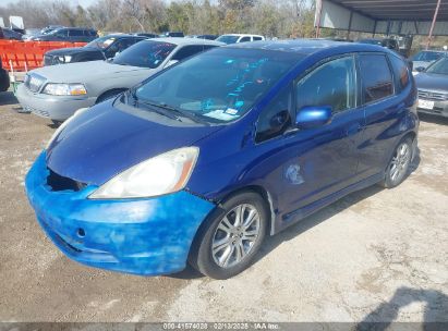 2010 HONDA FIT SPORT Blue  Gasoline JHMGE8H42AC025096 photo #3