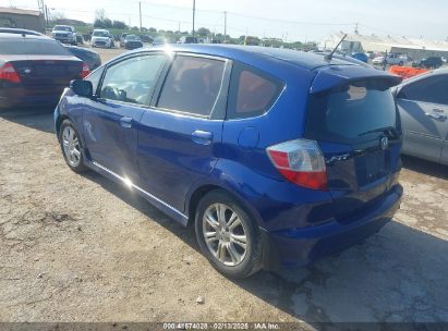 2010 HONDA FIT SPORT Blue  Gasoline JHMGE8H42AC025096 photo #4