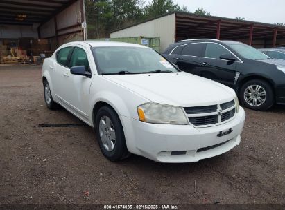 2009 DODGE AVENGER SE/SXT White  Gasoline 1B3LC46BX9N547136 photo #1