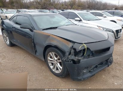 2014 CHEVROLET CAMARO 2LS Black  Gasoline 2G1FA1E36E9171633 photo #1