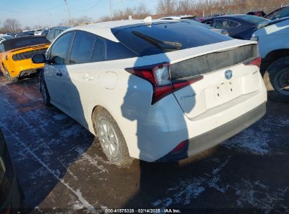 2019 TOYOTA PRIUS LE White  Hybrid JTDKARFU6K3099915 photo #4