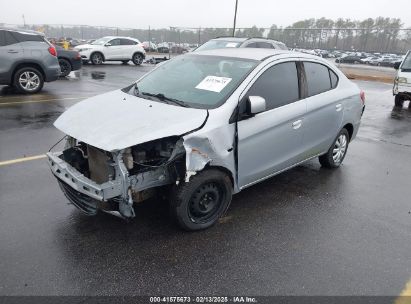 2017 MITSUBISHI MIRAGE G4 ES Silver  Gasoline ML32F3FJ8HHF17333 photo #3