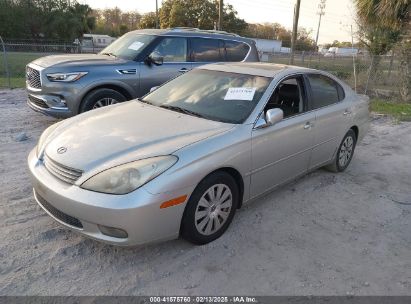 2004 LEXUS ES 330 Silver  Gasoline JTHBA30G045055656 photo #3