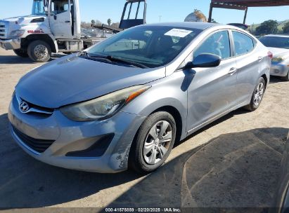 2016 HYUNDAI ELANTRA SE Silver  Gasoline 5NPDH4AE1GH724739 photo #3