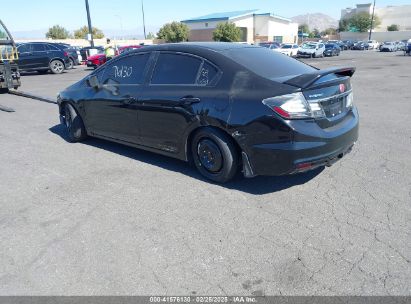 2015 HONDA CIVIC SI Black  Gasoline 2HGFB6E51FH701406 photo #4