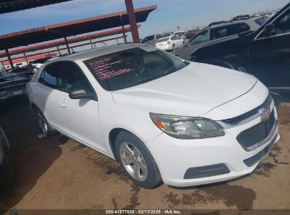 2015 CHEVROLET MALIBU LS White  Gasoline 1G11B5SL0FF224094 photo #1