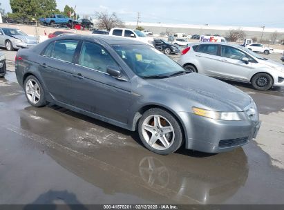 2004 ACURA TL Gray  Gasoline 19UUA65574A054726 photo #1