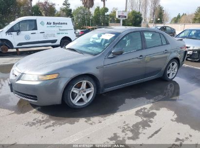 2004 ACURA TL Gray  Gasoline 19UUA65574A054726 photo #3