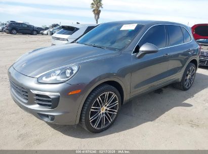 2016 PORSCHE CAYENNE Gray  gas WP1AA2A22GKA08076 photo #3