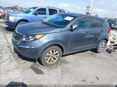 2016 KIA SPORTAGE LX Blue  Gasoline KNDPB3ACXG7838993 photo #3