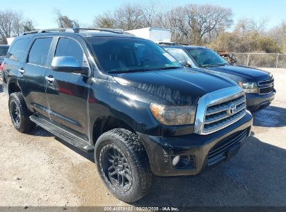 2015 TOYOTA SEQUOIA LIMITED 5.7L V8 Black  Gasoline 5TDKY5G17FS060182 photo #1