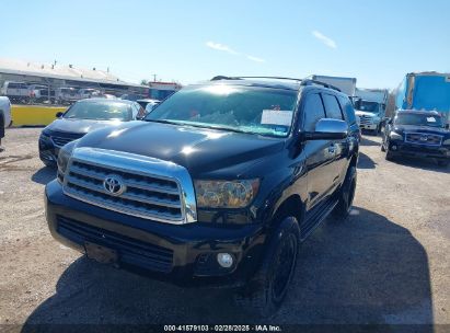 2015 TOYOTA SEQUOIA LIMITED 5.7L V8 Black  Gasoline 5TDKY5G17FS060182 photo #3