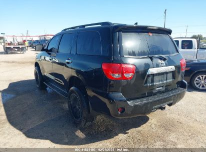 2015 TOYOTA SEQUOIA LIMITED 5.7L V8 Black  Gasoline 5TDKY5G17FS060182 photo #4