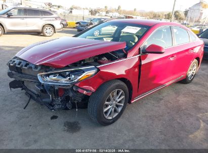 2019 HYUNDAI SONATA SE Red  Gasoline 5NPE24AF8KH790289 photo #3