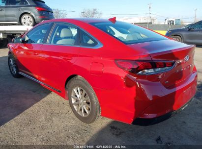 2019 HYUNDAI SONATA SE Red  Gasoline 5NPE24AF8KH790289 photo #4