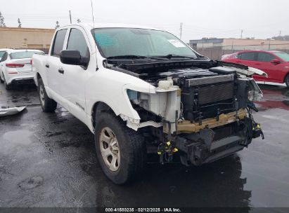 2017 NISSAN TITAN S White  Gasoline 1N6AA1EKXHN558631 photo #1