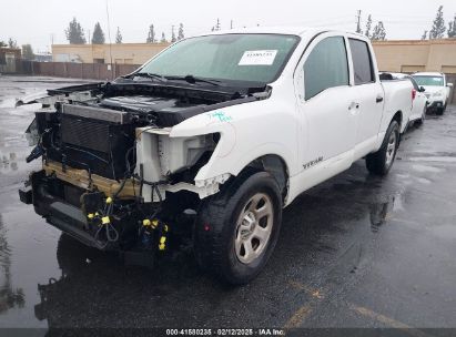 2017 NISSAN TITAN S White  Gasoline 1N6AA1EKXHN558631 photo #3