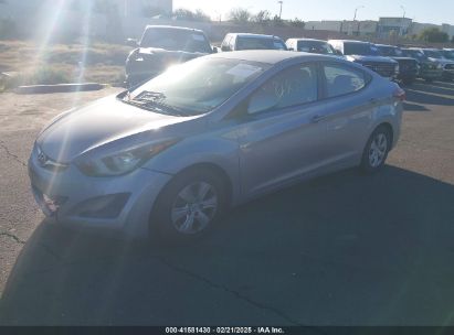 2016 HYUNDAI ELANTRA SE Silver  Gasoline 5NPDH4AE8GH693246 photo #3